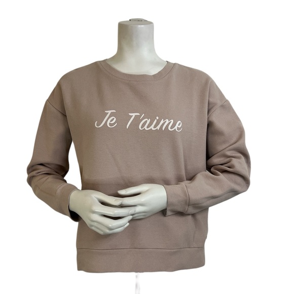 Marc New York Performance Je T’aime Sweatshirt - Picture 1 of 7